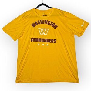 Nike NFL Washington Commanders Dri-FIT T-Shirt XXL NWT  Gold / Burgundy